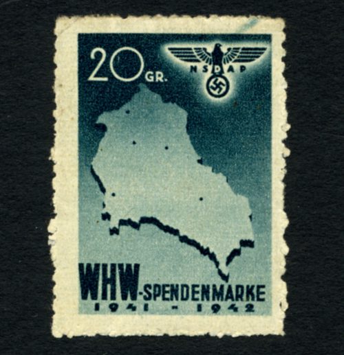 Generalgouvernement pomoc zimowa winter WHW SPENDENMARKE 1941-42
